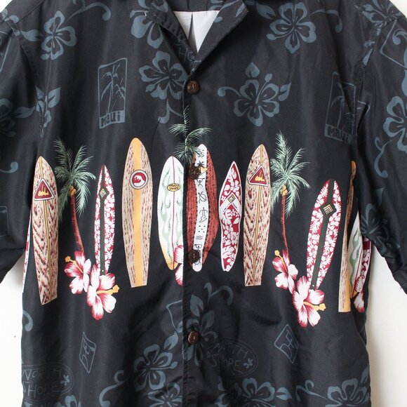 Hawaii Surf Shirt Men Medium Maui Short Sleeve - Picture 7 of 10